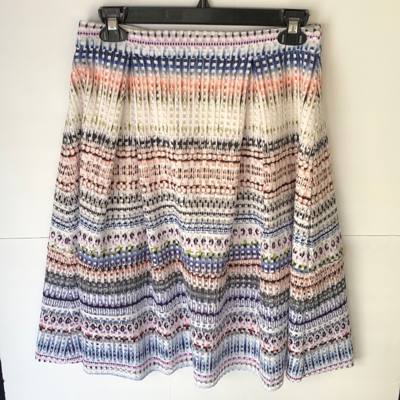 AQUA Perforated Multi Color Skirt Size S - Picture 3 of 6